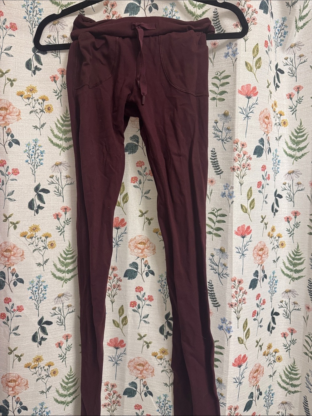 lululemon athletica Drawstring pants in Deep Burgundy